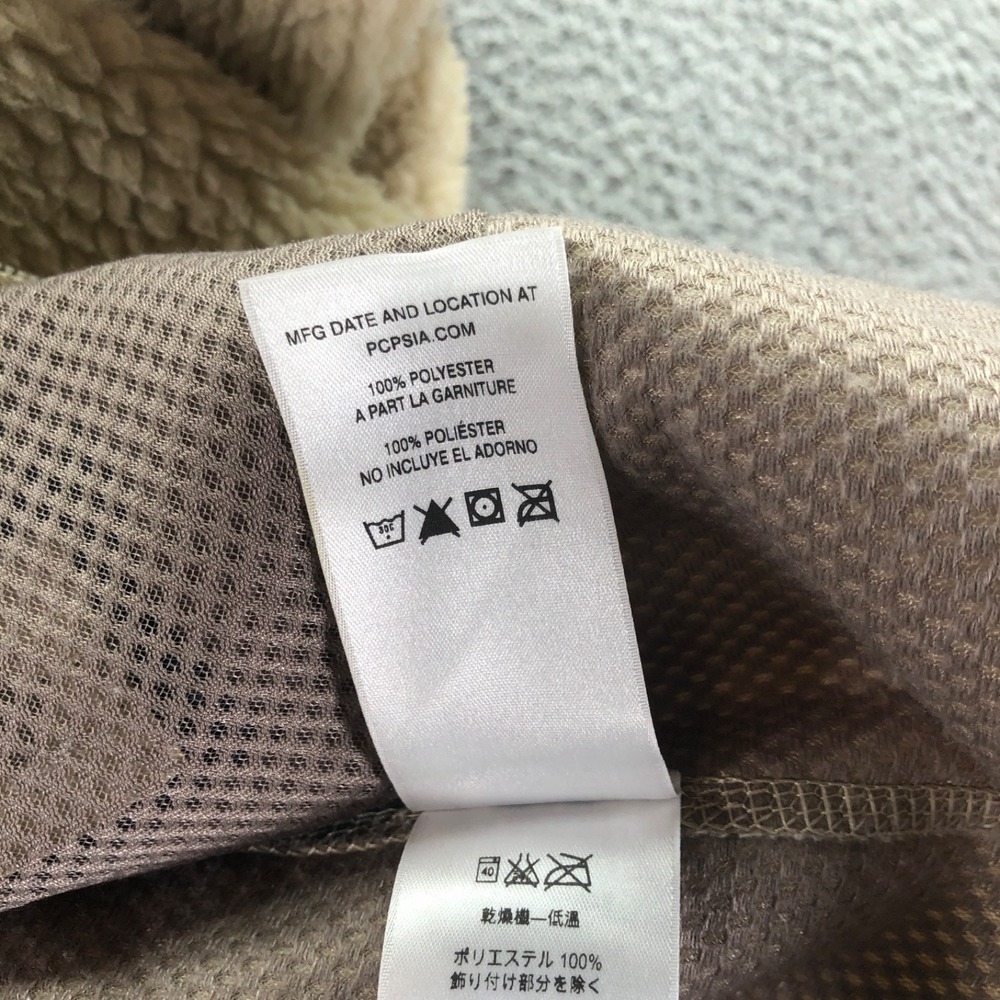 Patagonia Jacket Mens Large Natural Retro X Classic Fleece High Pile Fleece - Picture 11 of 11
